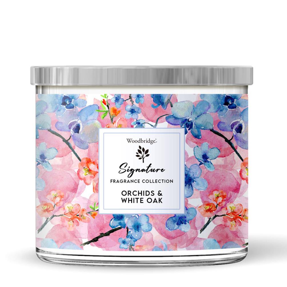 Woodbridge Orchids & White Oak Tumbler Jar Candle £13.49